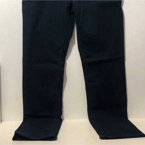 Perry Ellis Pants Men 32x30 Dark Sapphire Stretch Straight Fit Slim Casual - Picture 2 of 8